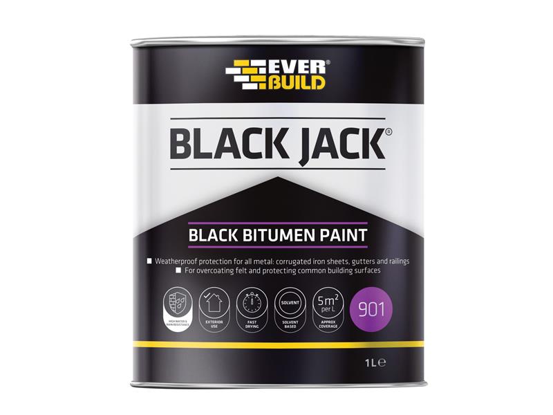 Black Jack® 901 Black Bitumen Paint 5 litre