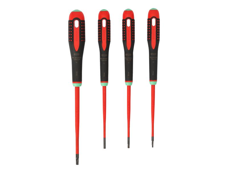 BE-9880SL ERGO™ Slim VDE Insulated Screwdriver Set, 4 Piece