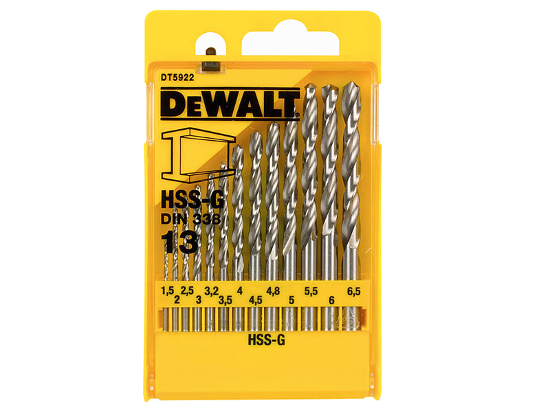 HSS-G Jobber Drill Bit Set, 13 Piece                                            