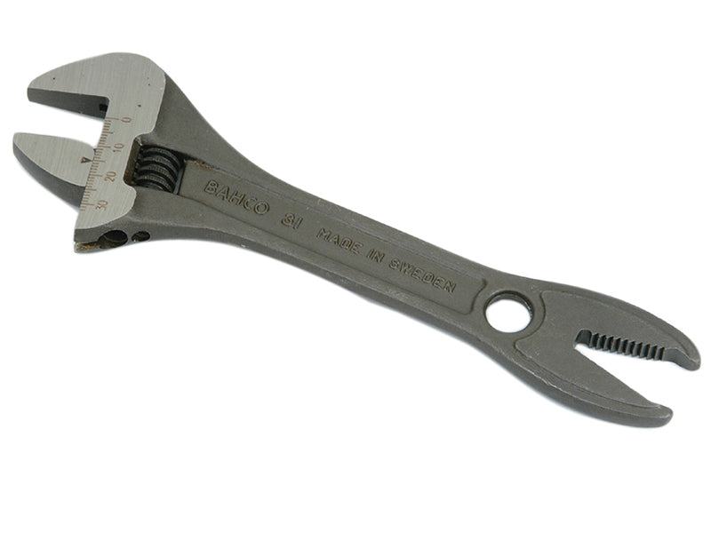 31 Black Adjustable Wrench Alligator Jaw 200mm (8in)                            