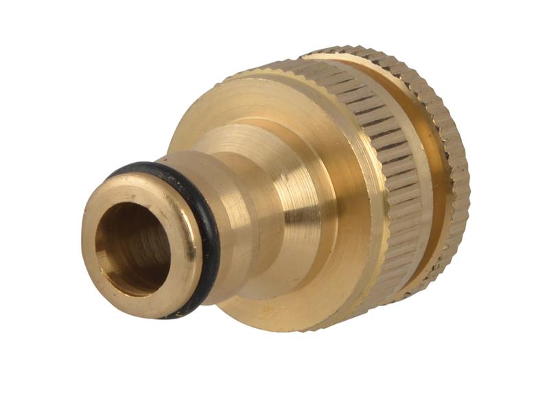 Brass Dual Tap Connector 12.5-19mm (1/2 - 3/4in)                                