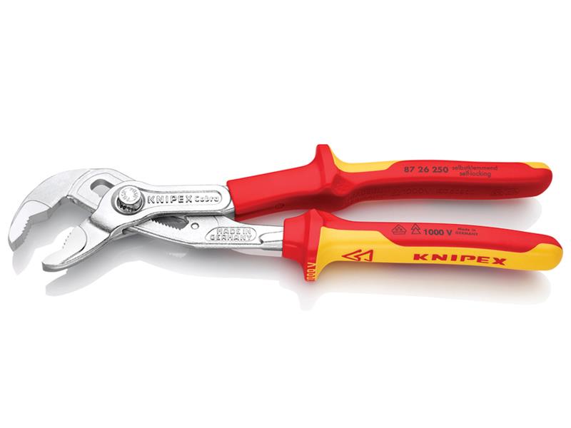 87 26 250 VDE Cobra® Water Pump Pliers 250mm                                    