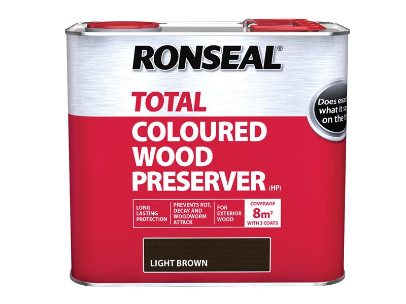 Trade Total Wood Preserver Light Brown 5 litre
