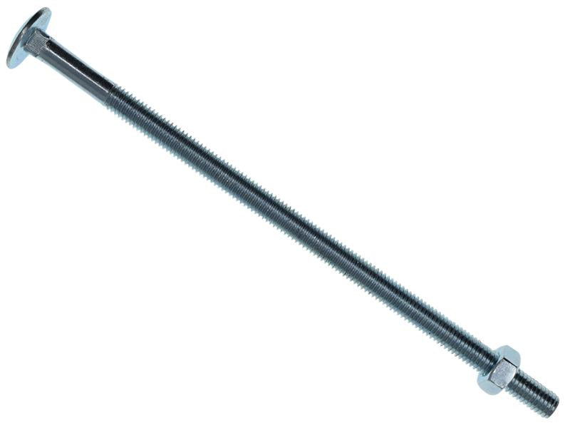 Cup Square Hex Bolt & Nut ZP M10 x 70mm Box 25