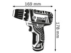 GSR 12V-15 Professional Drill Driver 12V 2 x 2.0Ah Li-ion                       