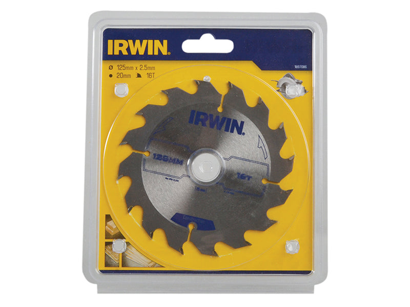 Construction Circular Saw Blade 125 x 20mm x 16T ATB                            