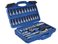 1/4in Square Drive Socket & Bit Set, 46 Piece                                   
