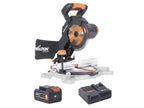 R185CMS-Li EXT Compound Mitre Saw 18V 1 x 4.0Ah Li-ion                          