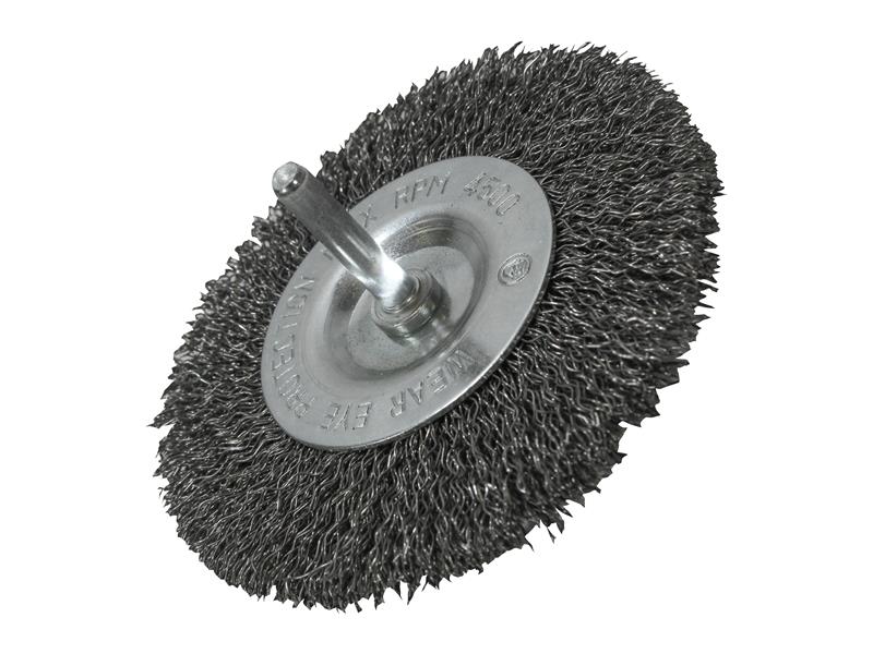 Wire Brush 75mm x 6mm Shank, 0.30 Wire