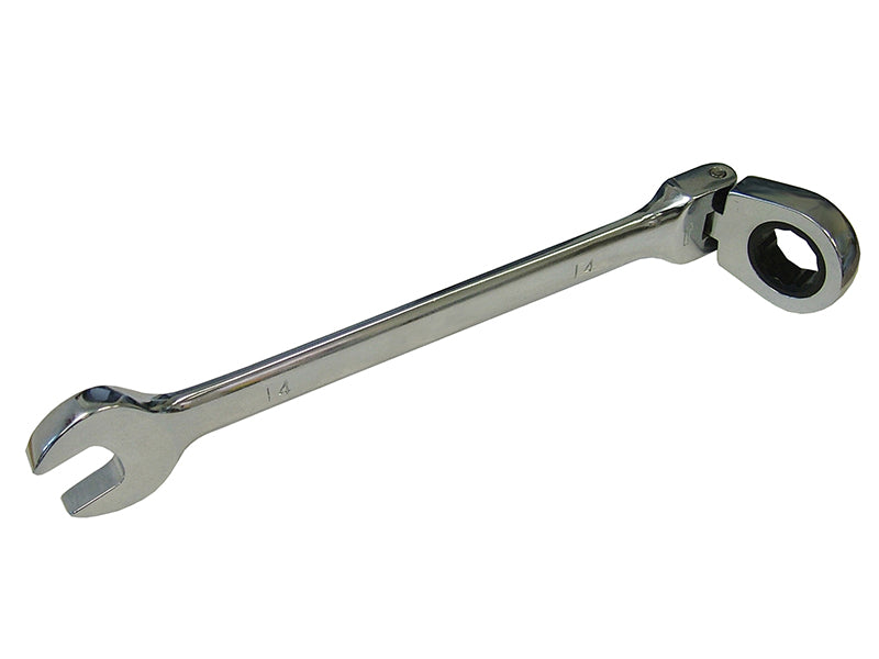 Ratchet Combination Spanner Flex Head Set, 6 Piece                              