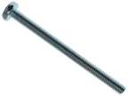 Machine Screw Pozi Compatible Pan Head ZP M6 x 50mm Box 25