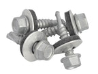 TechFast Hex Head Roofing Screw Self-Drill Light Section 5.5 x 25mm Pack 100    