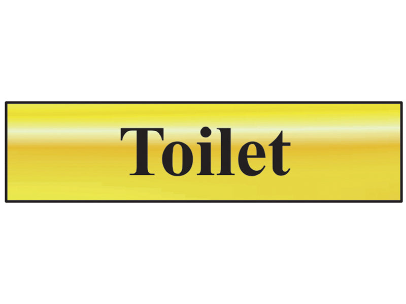 Toilet - Polished Chrome Effect 200 x 50mm
