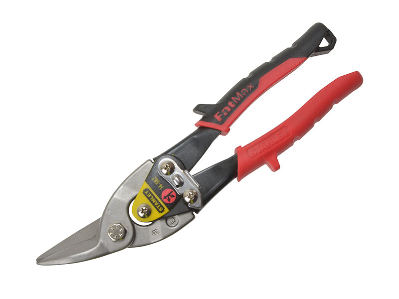 Yellow Aviation Snips & Holster Straight Cut 250mm (10in)