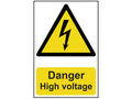 Danger High Voltage - PVC Sign 200 x 300mm