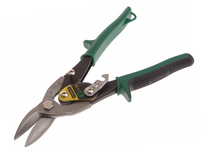 Yellow Aviation Snips & Holster Straight Cut 250mm (10in)