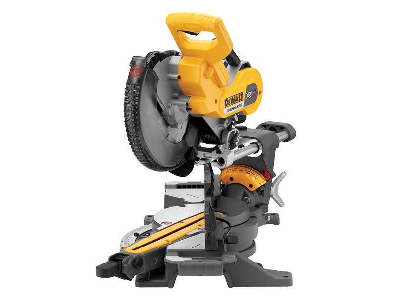DCS727T2 XR FlexVolt Slide Mitre Saw 250mm 54V 2 x 2.0Ah Li-ion                 