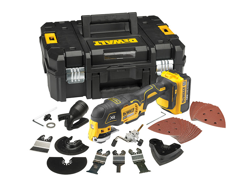 DCS355M1 XR Brushless Oscillating Multi-Tool 18V 1 x 4.0Ah Li-ion               