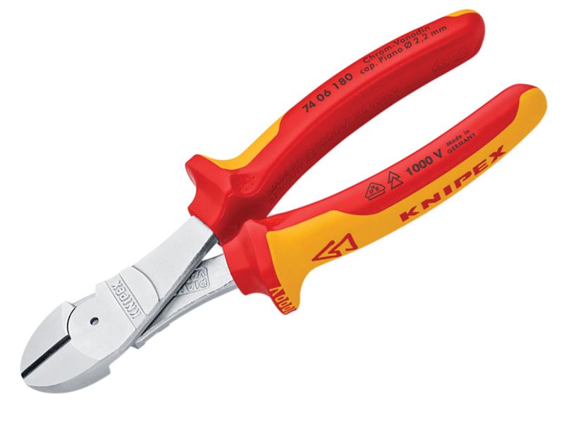 74 06 180 VDE High Leverage Diagonal Cutter 180mm                               