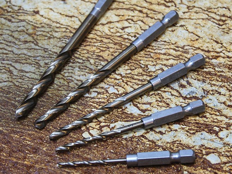 HSSE M35 Cobalt Quick-Change Impact Drill Bit Set, 5 Piece                      