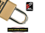 Excell™ 4-Digit Combination 50mm Padlock - 38mm Shackle