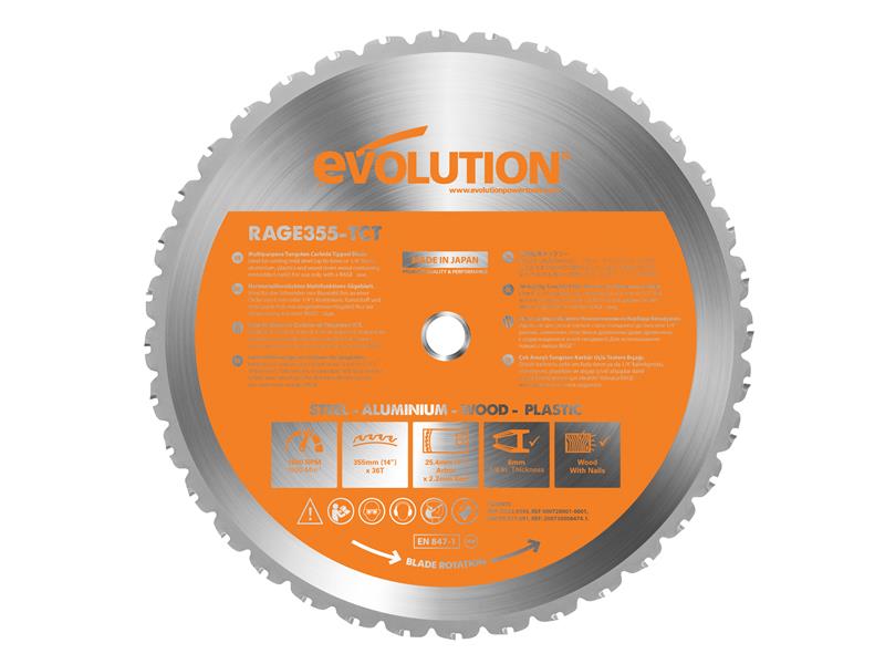 Multi-Material Chop Saw Blade 355 x 25.4mm x 36T                                