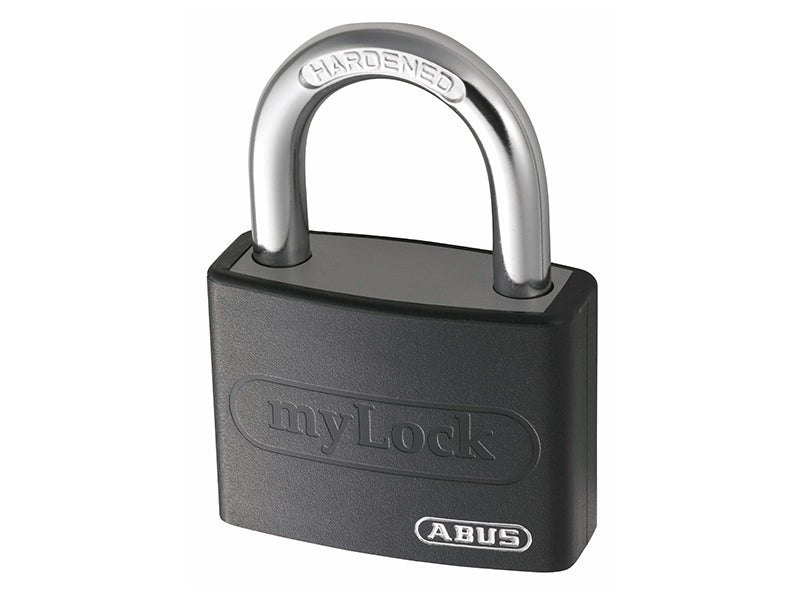 T65AL/40mm My Lock Aluminium Padlock White Keyed Alike 6401