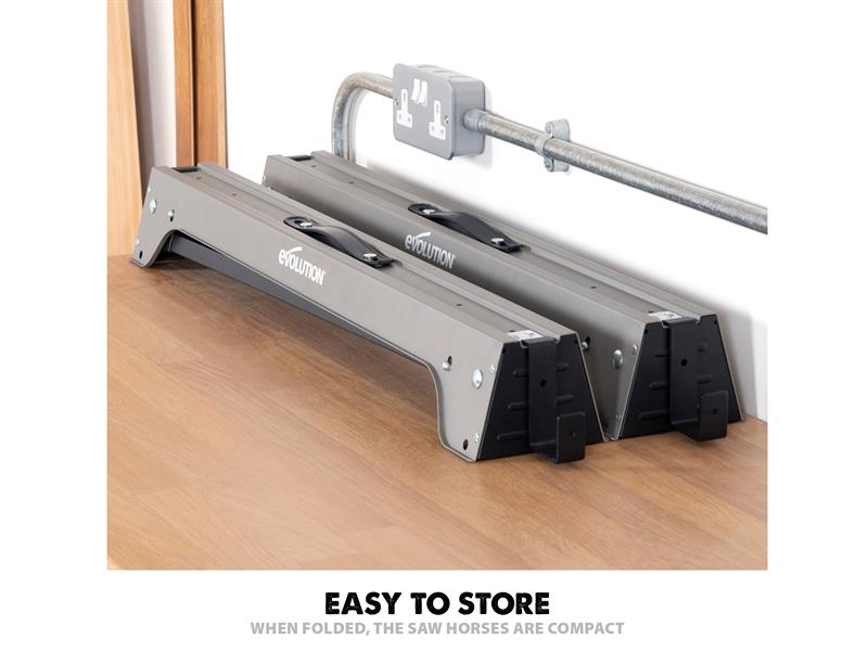 Metal Folding Sawhorse Stand (Twin Pack)                                        