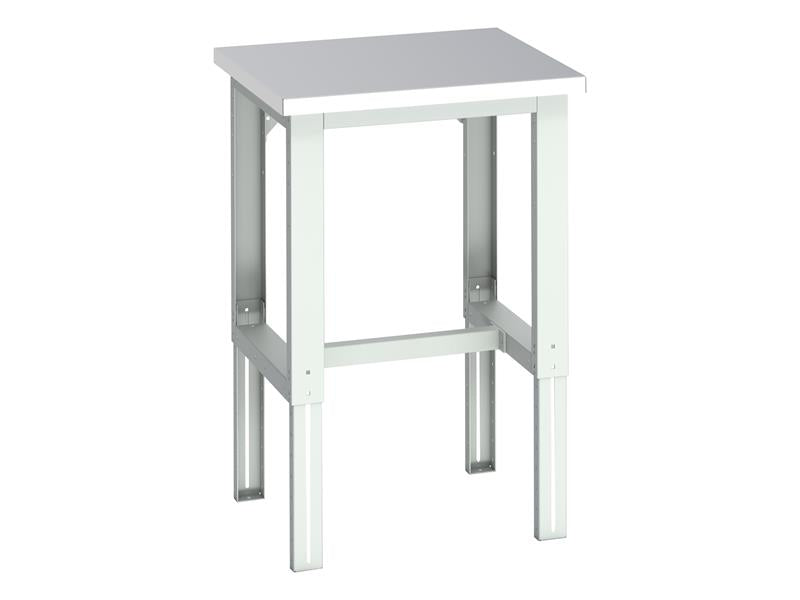 Cubio Adjustable Bench, Stainless Steel Clad Top 750 x 750mm