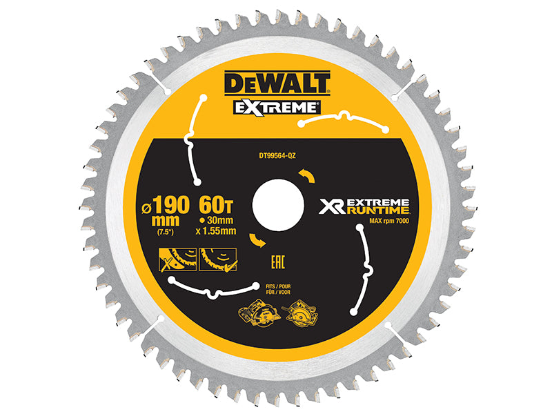 XR FlexVolt Circular Saw Blade 216 x 30mm x 60T