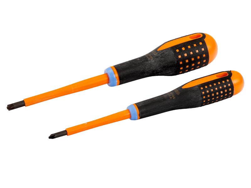 BE-9890S ERGO™ VDE Insulated Screwdriver Set, 2 Piece