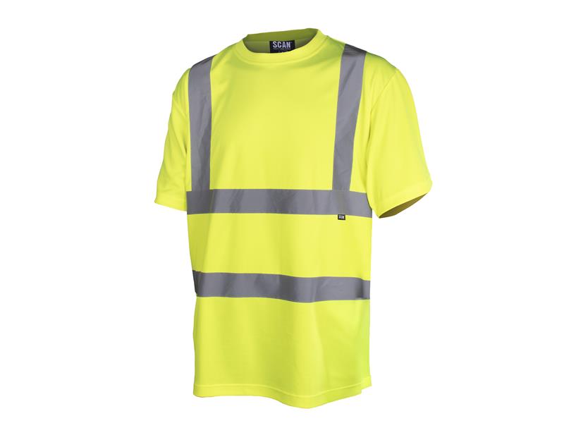 Hi-Vis Yellow T-Shirt - XXL (50in)