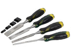 Pro Series Bevel Edge Chisel Set in Canvas Wallet, 5 Piece