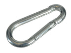 Fire Brigade Snap Hook 4mm Zinc Plated (Pack 4)                                 