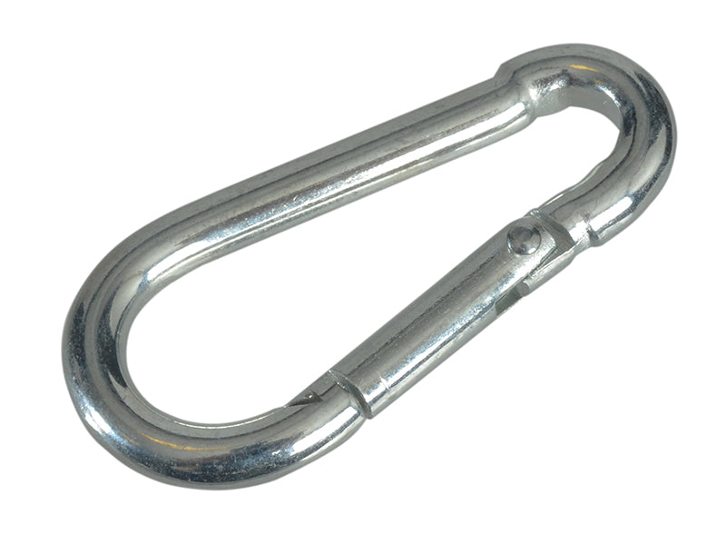 Fire Brigade Snap Hook 4mm Zinc Plated (Pack 4)                                 