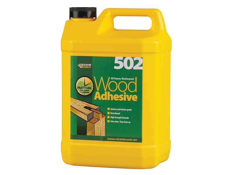 502 All Purpose Weatherproof Wood Adhesive 5 litre                              