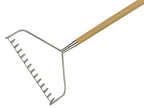 Stainless Steel Long Handled Soil Rake, FSC®                                    
