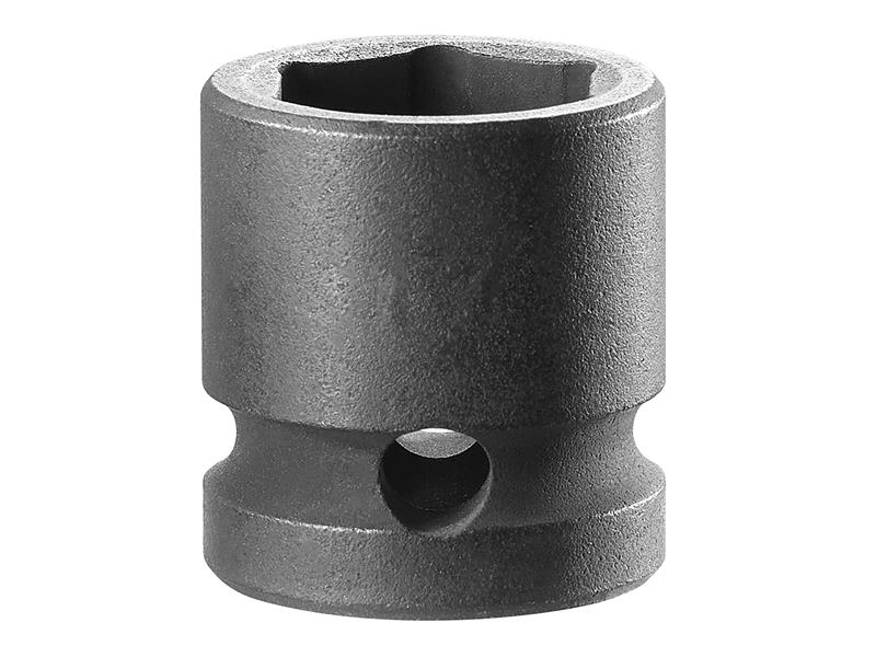 6-Point Stubby Impact Socket 1/2in Drive 18mm                                   