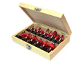 1/2in TCT Router Bit Set, 15 Piece                                              