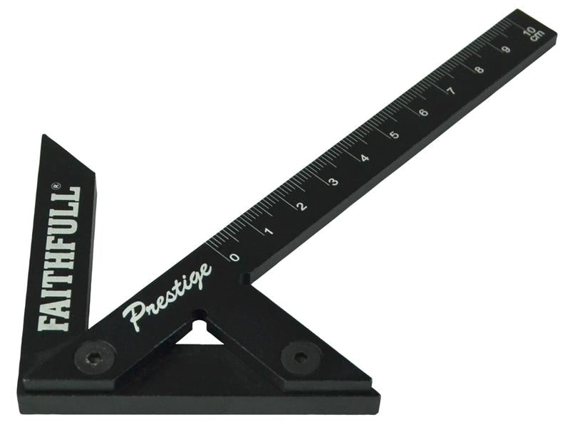 Prestige Centre Finder Gauge Black Aluminium 100mm                              