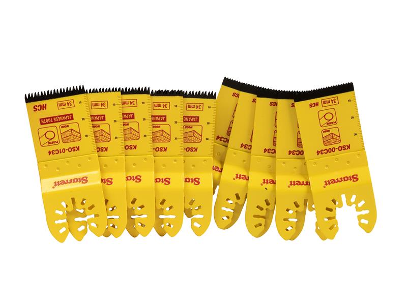 KSO-1000 Specialist Oscillating Blade Set, 10 Piece