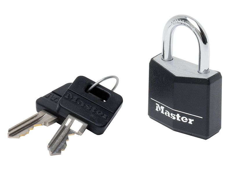 Aluminium Black Vinyl Cover 50mm Padlock 4-Pin