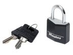 Aluminium Black Vinyl Cover 50mm Padlock 4-Pin