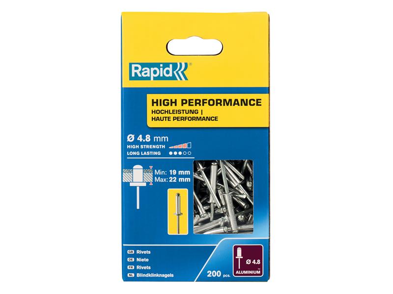 High Performance Rivets 4.8 x 25mm (Box 200)