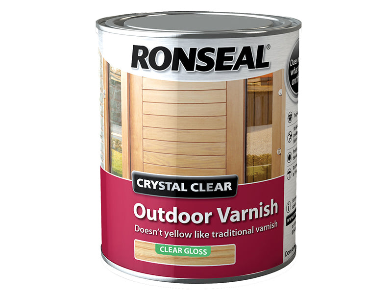 Crystal Clear Outdoor Varnish Satin 750ml