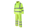 Hi-Vis Rain Suit, Yellow