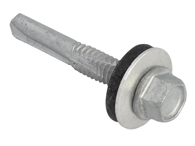 TechFast Hex Head Roofing Screw Self-Drill Heavy Section 5.5 x 35mm Pack 100    