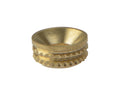 Screw Cup Sockets Solid Brass Polished No. 8 Bag 100                            