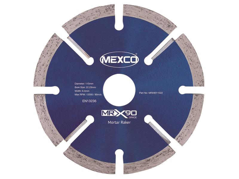 X90 Grade Mortar Raking Diamond Blade 180 x 22mm