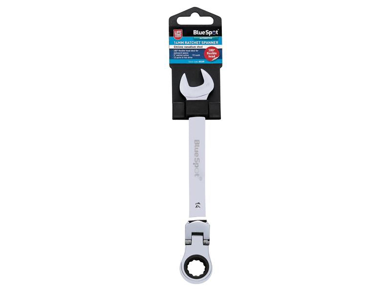 180° Flexible Head Ratchet Spanner 14mm                                         